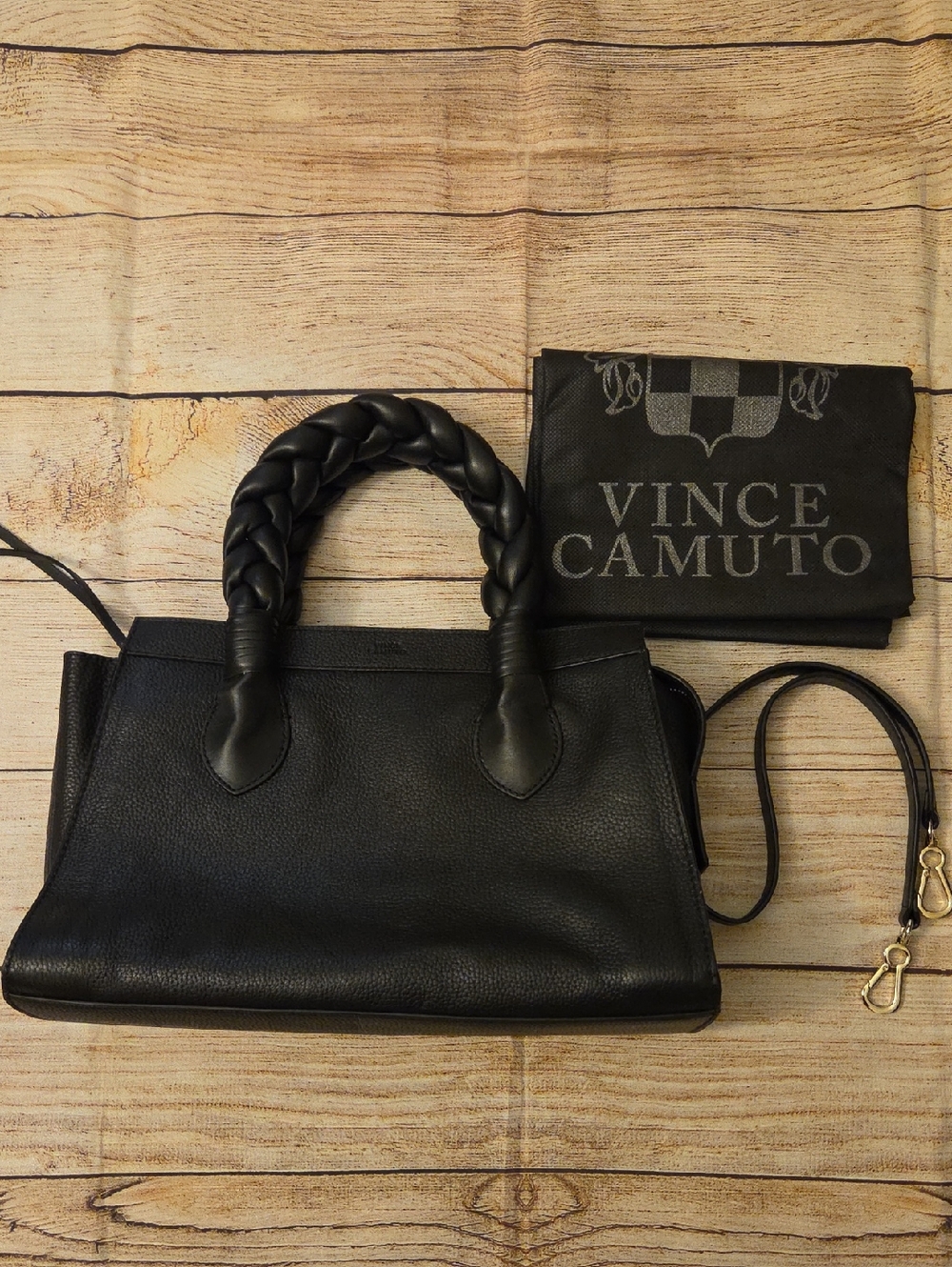 Black Vince Camuto Chlor Tote